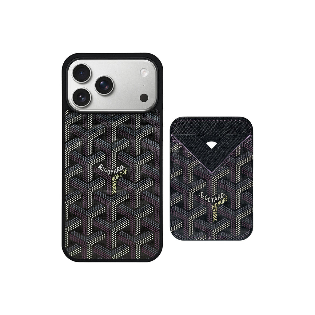 BLACK GYA MAGSAFE CARDHOLDER MONOGRAM - foto 2