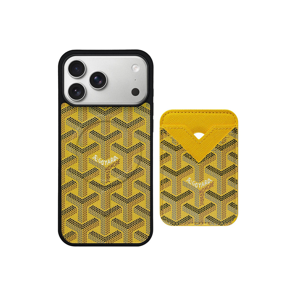 YELLOW GYA MAGSAFE CARDHOLDER MONOGRAM - foto 2